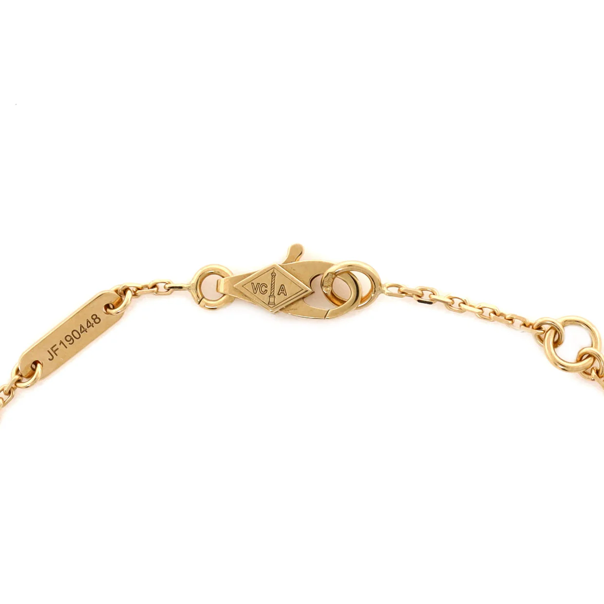 Sweet Alhambra Bracelet 18K Yellow Gold and Mother of Pearl - Deep Luxury