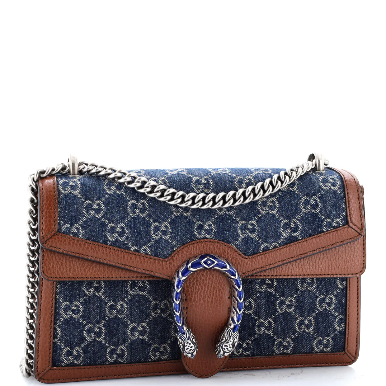 Dionysus Bag GG Denim Small - Deep Luxury