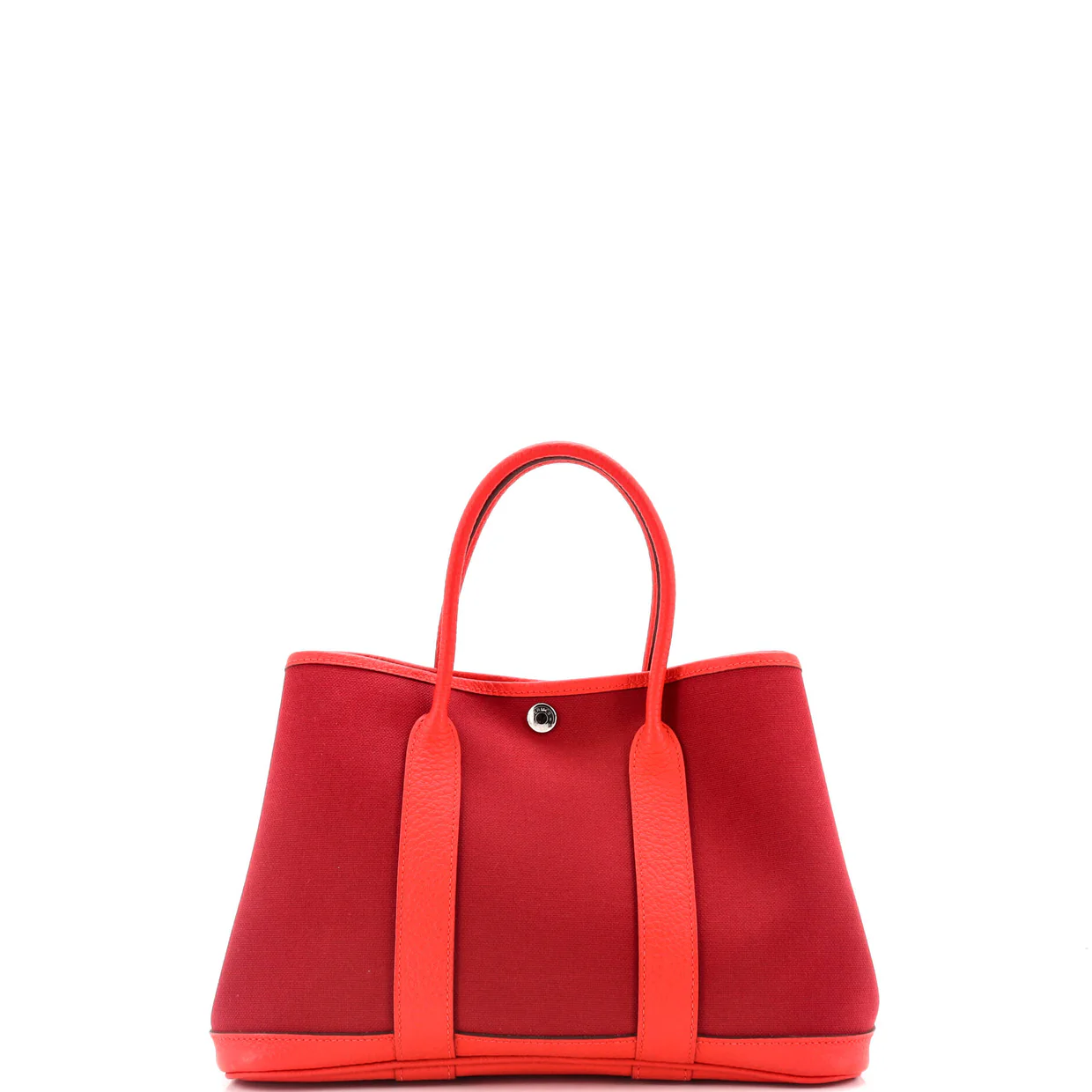 Garden Party Tote Toile and Leather 30 - Deep Luxury