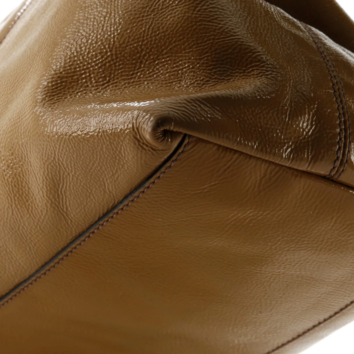 Soho Chain Strap Shoulder Bag Patent Medium - Deep Luxury