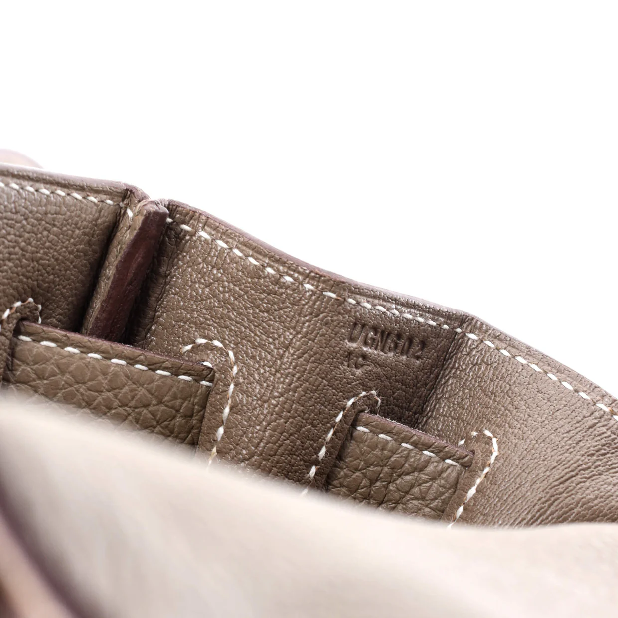 Kelly Handbag Grey Clemence with Gold Hardware 28 - Deep Luxury