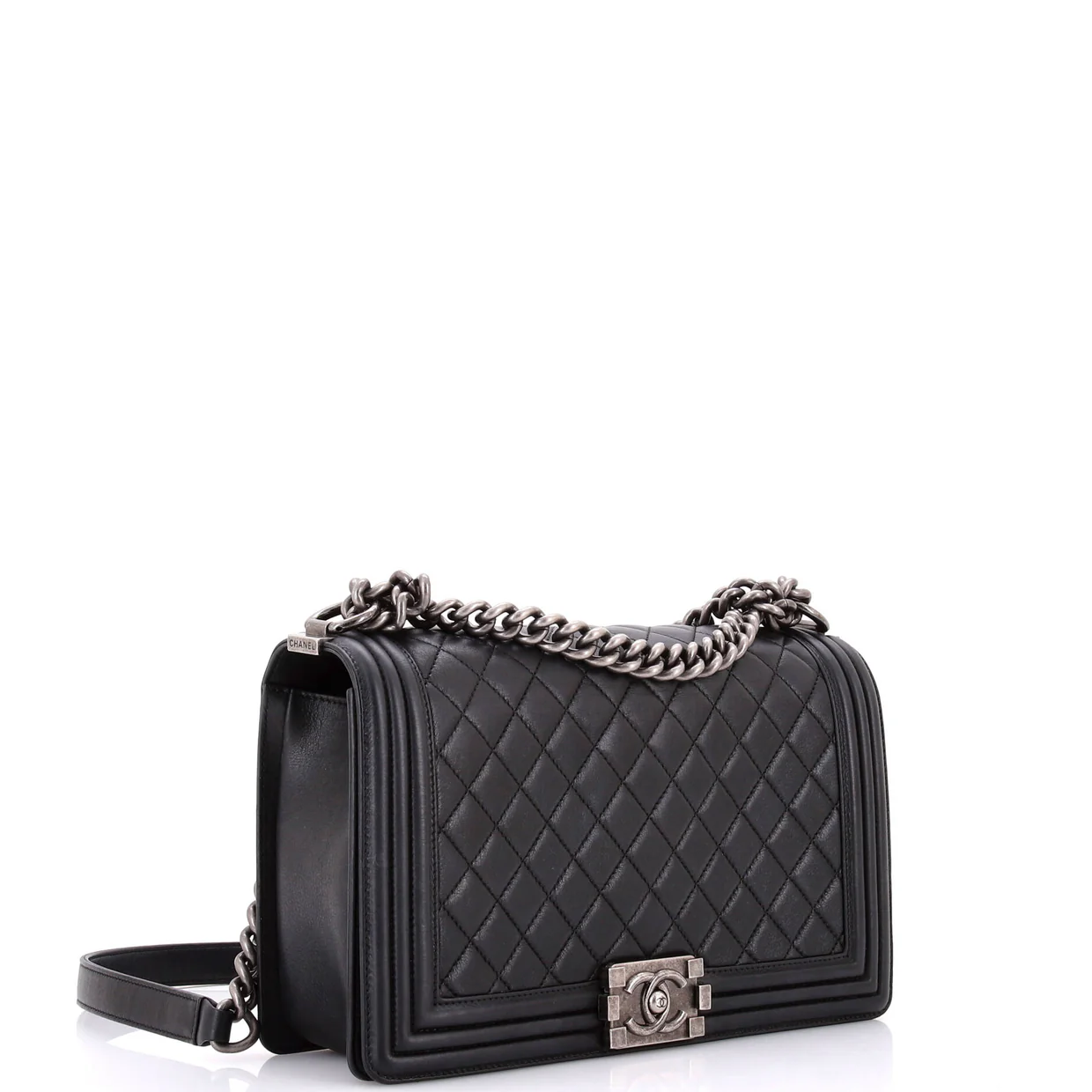 Boy Flap Bag Quilted Calfskin New Medium - Deep Luxury