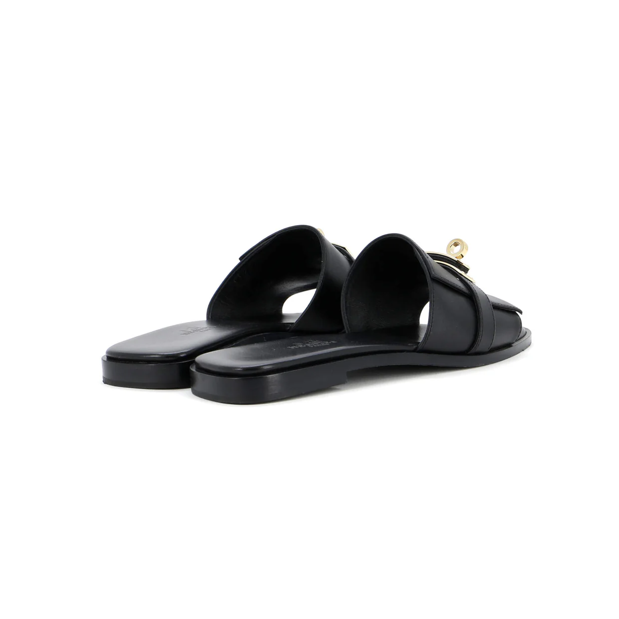 Women's Gabriel Slide Sandals Leather - Deep Luxury