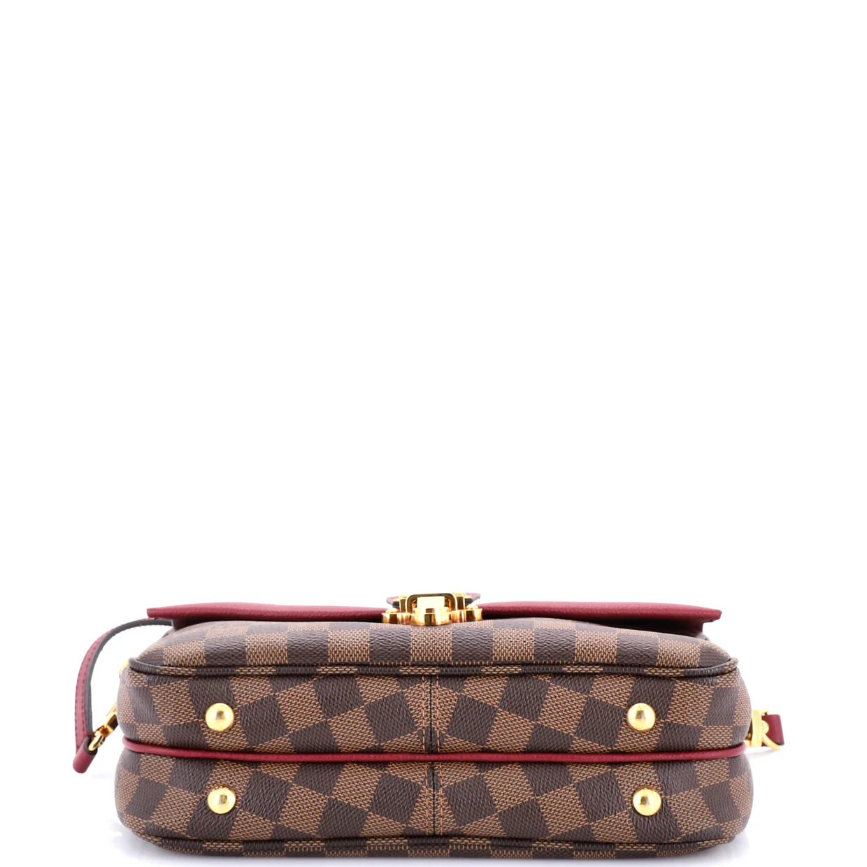 Clapton Handbag Damier and Leather PM - Deep Luxury