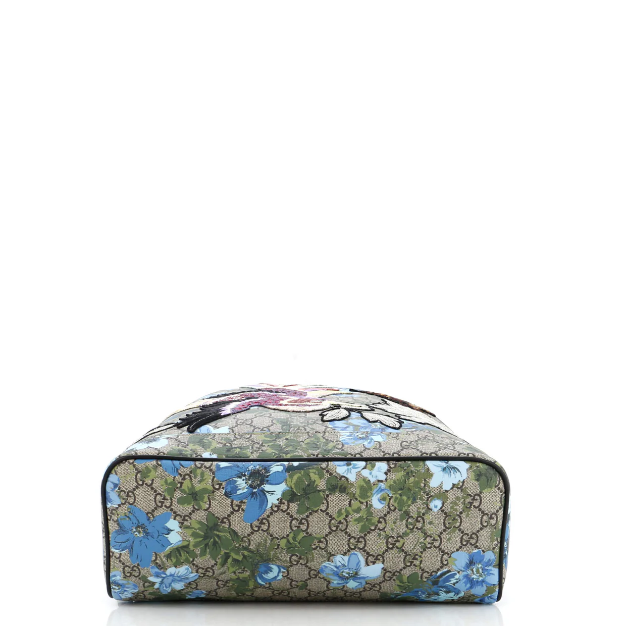 Zip Backpack Embroidered Printed GG Coated Canvas Medium - Deep Luxury