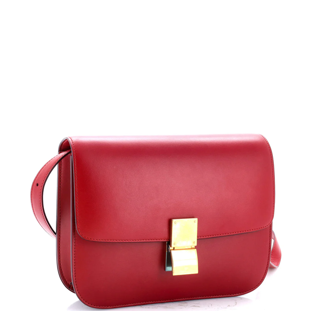 Classic Box Bag Smooth Leather Medium - Deep Luxury
