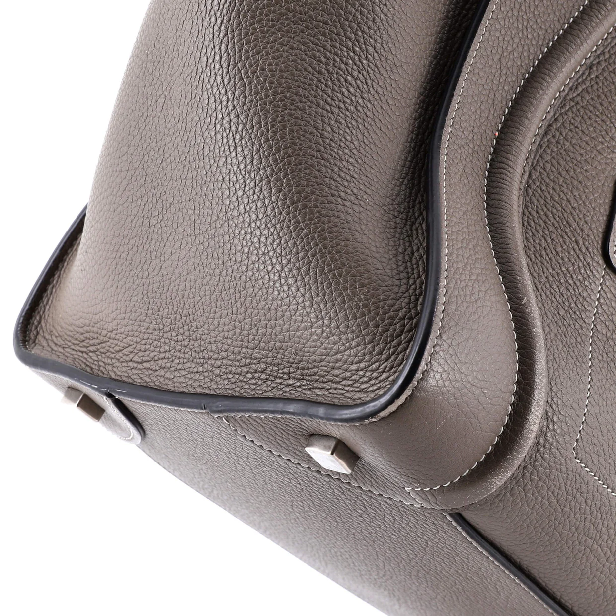 Luggage Bag Grainy Leather Mini - Deep Luxury