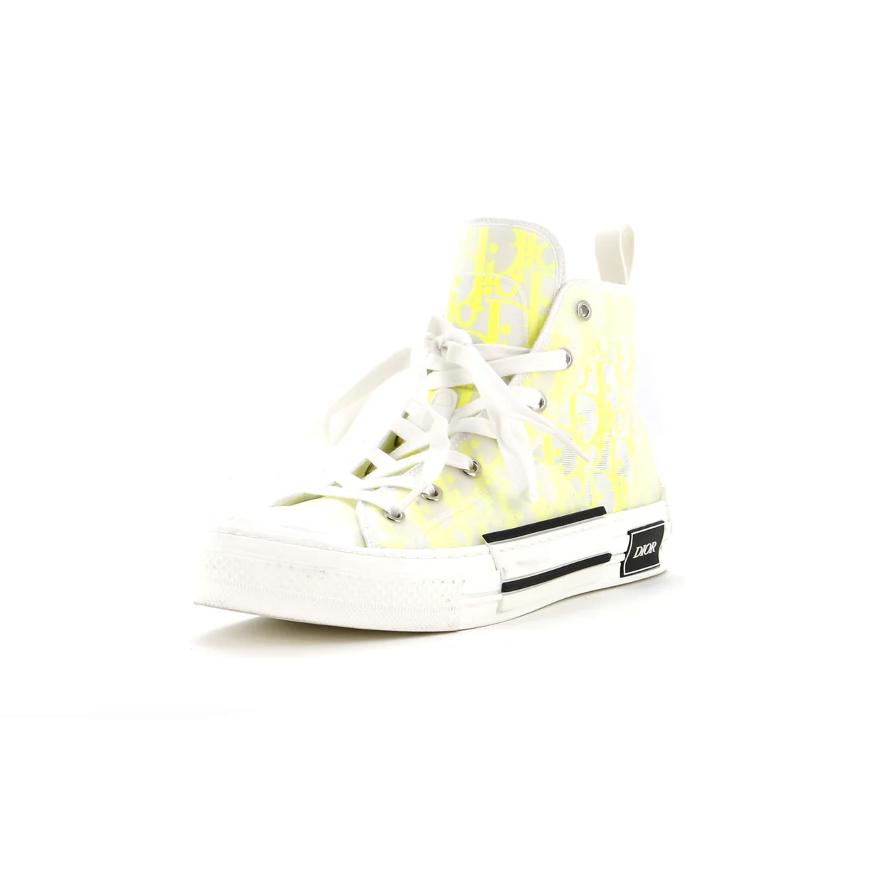 Men's B23 High-Top Sneakers Oblique Coated Canvas and PVC - Deep Luxury