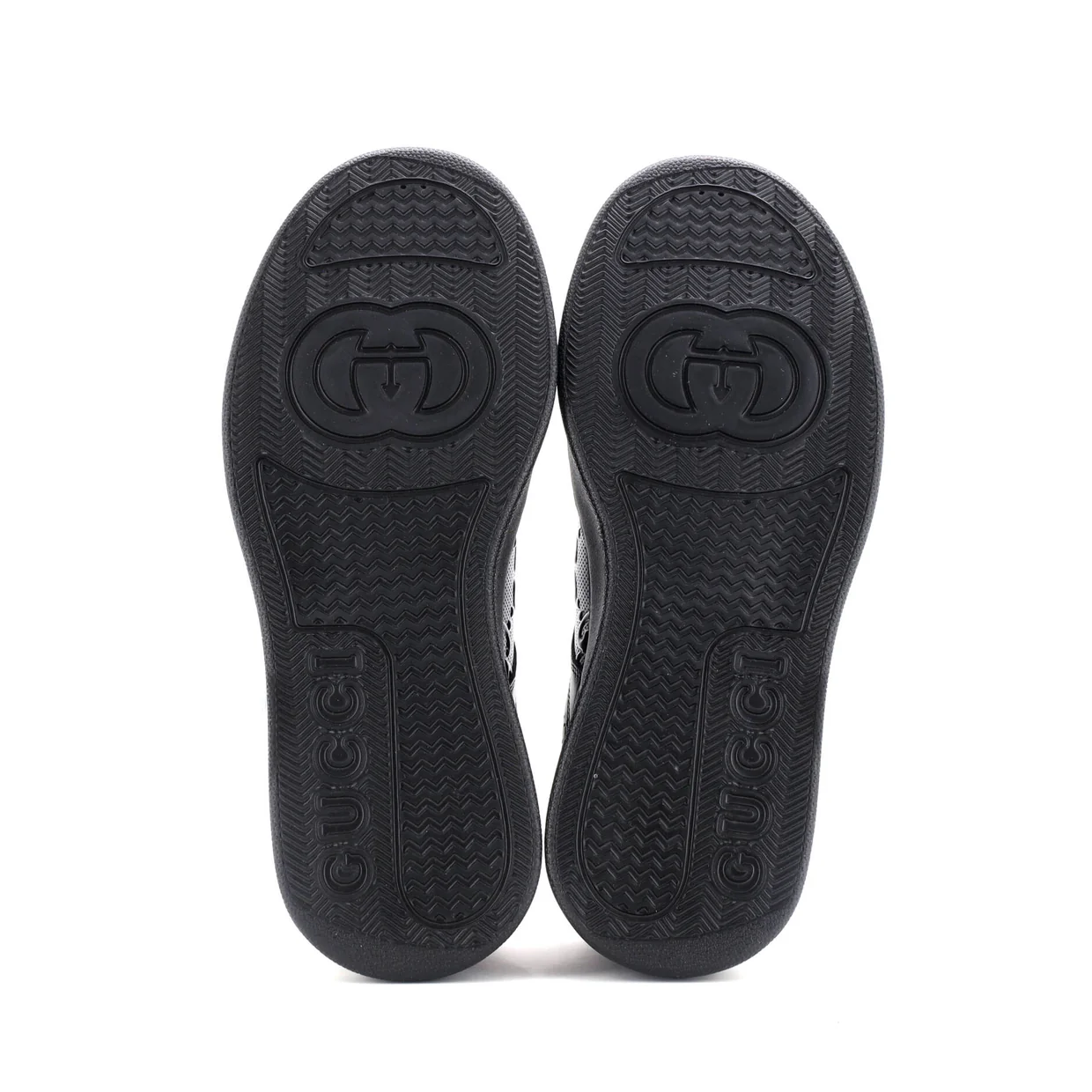 Chunky B Sneakers GG Embossed Perforated Leather - Deep Luxury