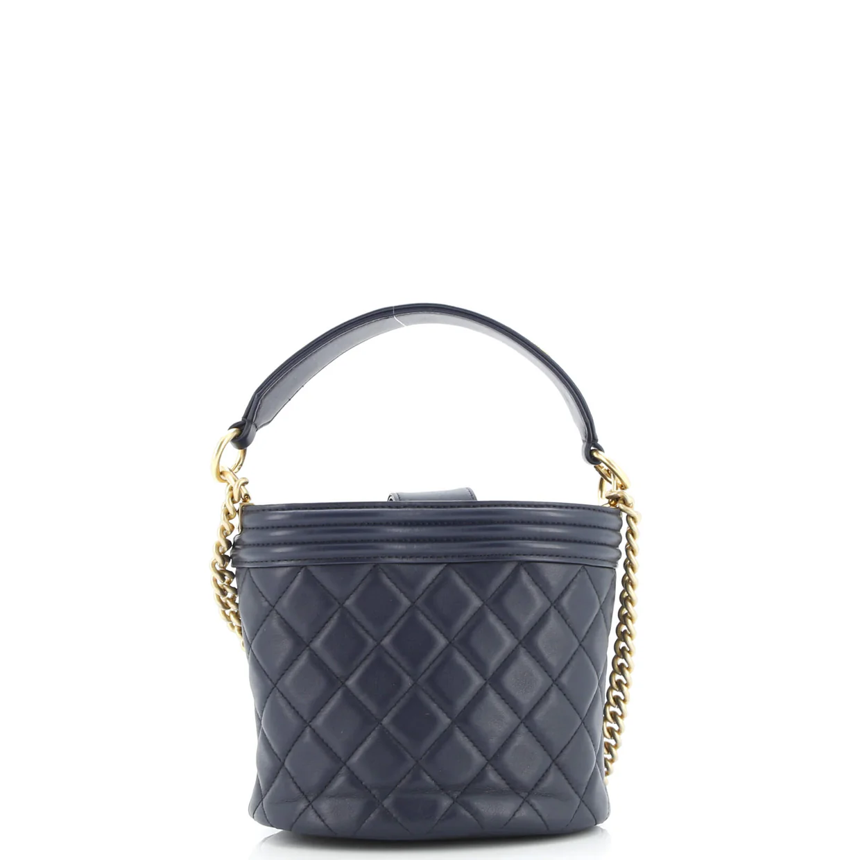 Boy Bucket Bag Quilted Calfskin Mini - Deep Luxury