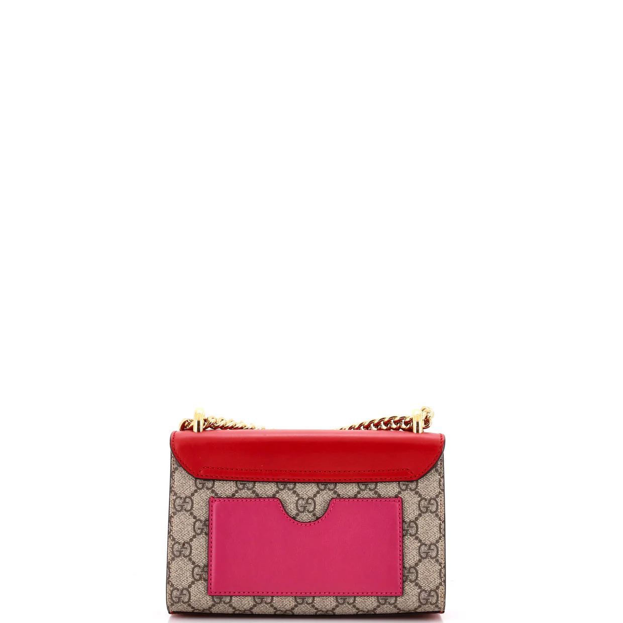 Padlock Shoulder Bag GG Coated Canvas and Leather Small - Deep Luxury