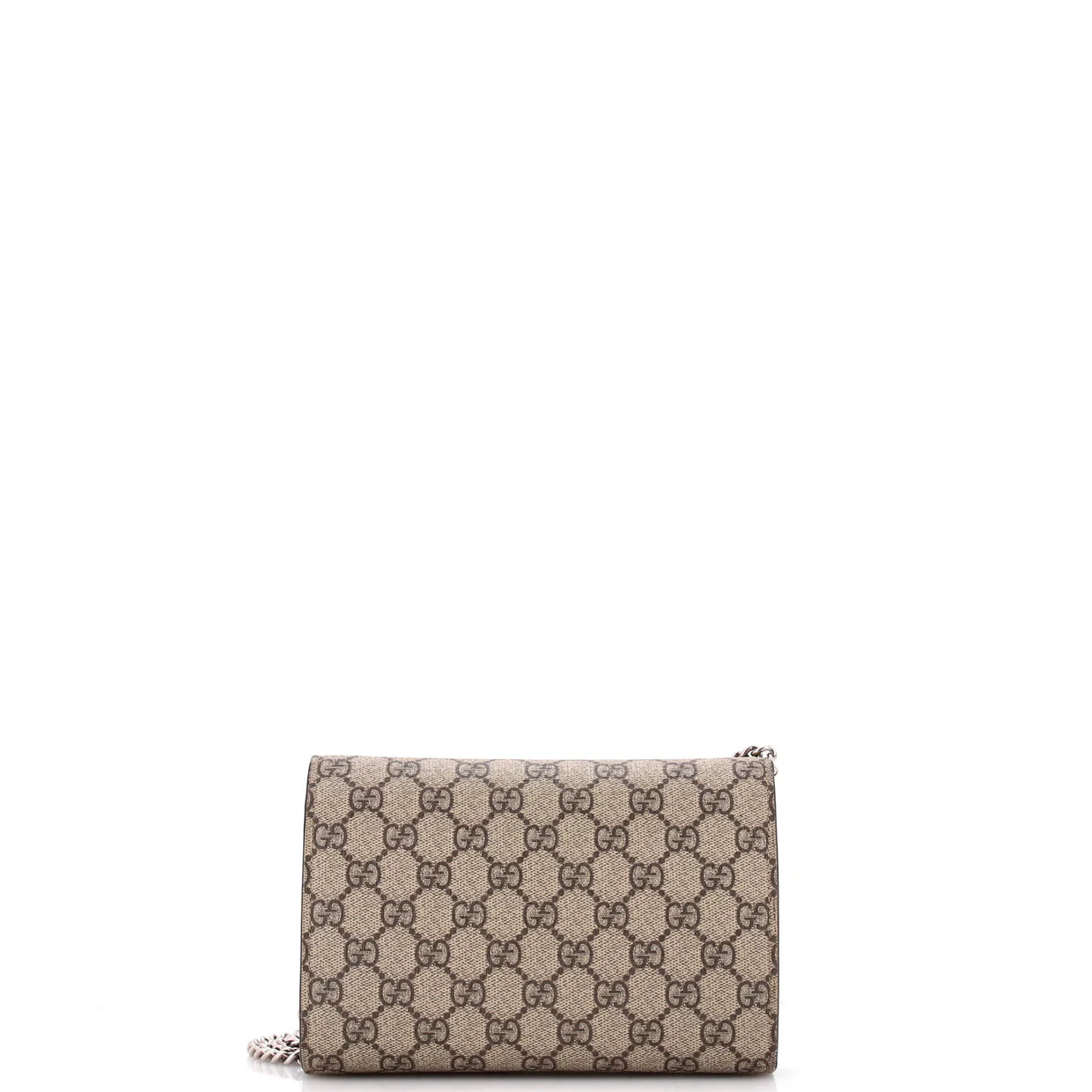 Dionysus Chain Wallet GG Coated Canvas Small - Deep Luxury