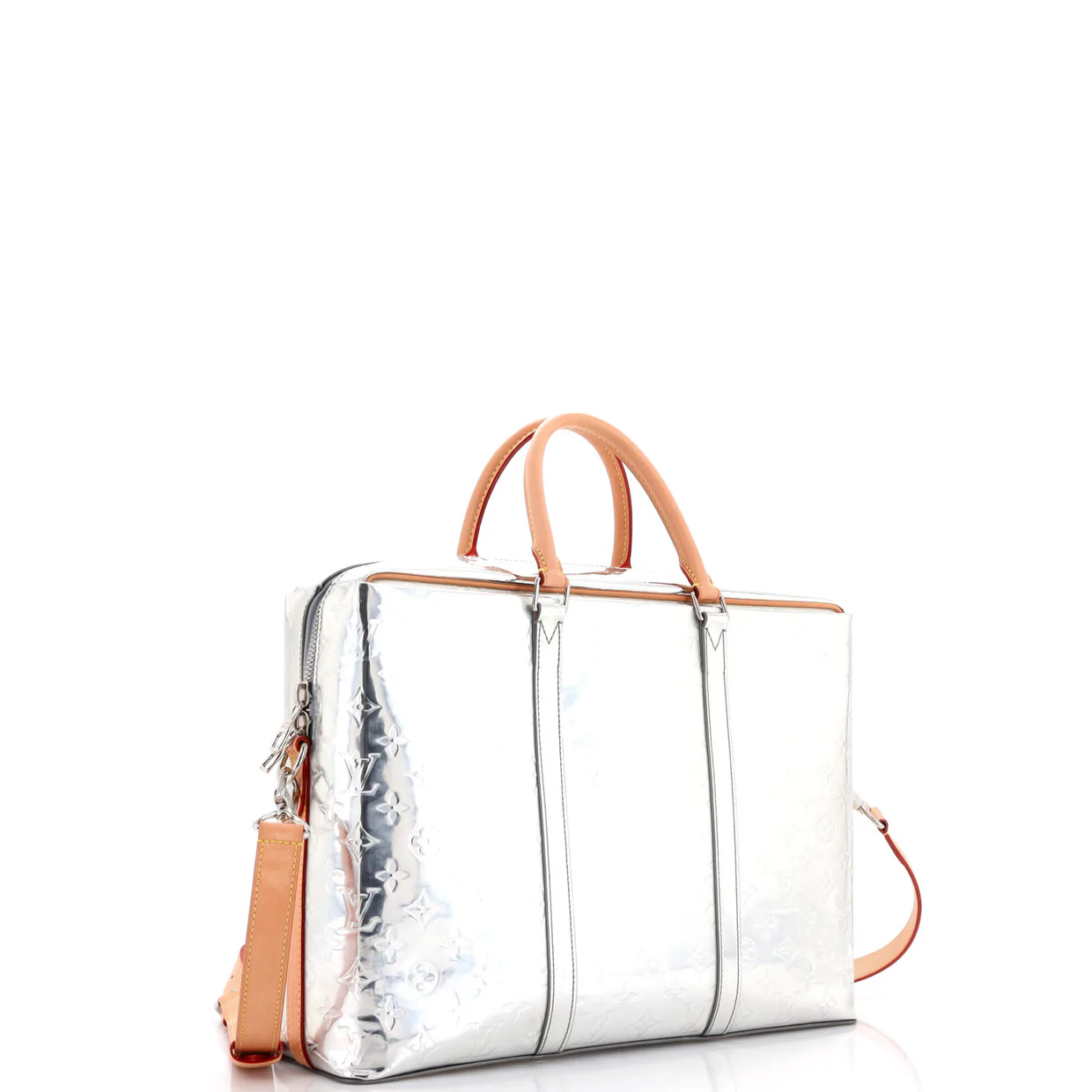 Neo Porte Documents Voyage Monogram Mirror Coated Canvas - Deep Luxury