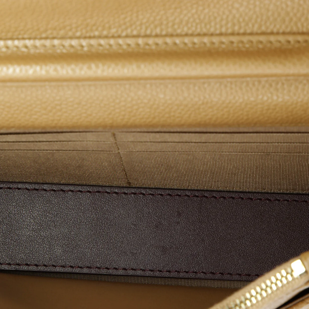 Golden Class Wallet on Chain Quilted Caviar - Deep Luxury