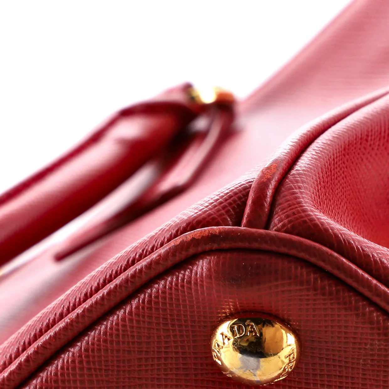 Double Zip Lux Tote Saffiano Leather Small - Deep Luxury