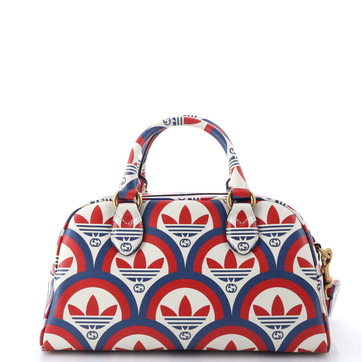 x adidas Duffle Bag Printed Leather Mini - Deep Luxury