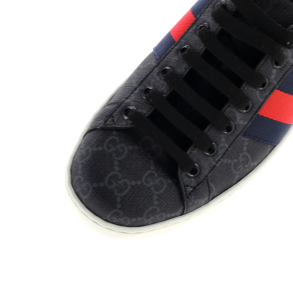 Ace Sneakers GG Coated Canvas - Deep Luxury