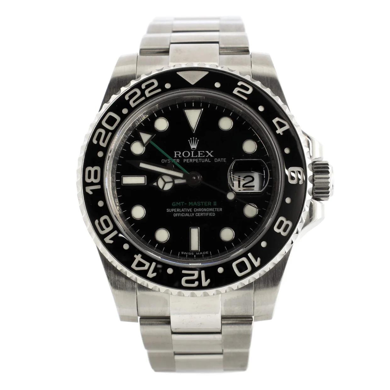 Oyster Perpetual Date GMT-Master II Automatic Watch Stainless Steel and Cerachrom 40 - Deep Luxury