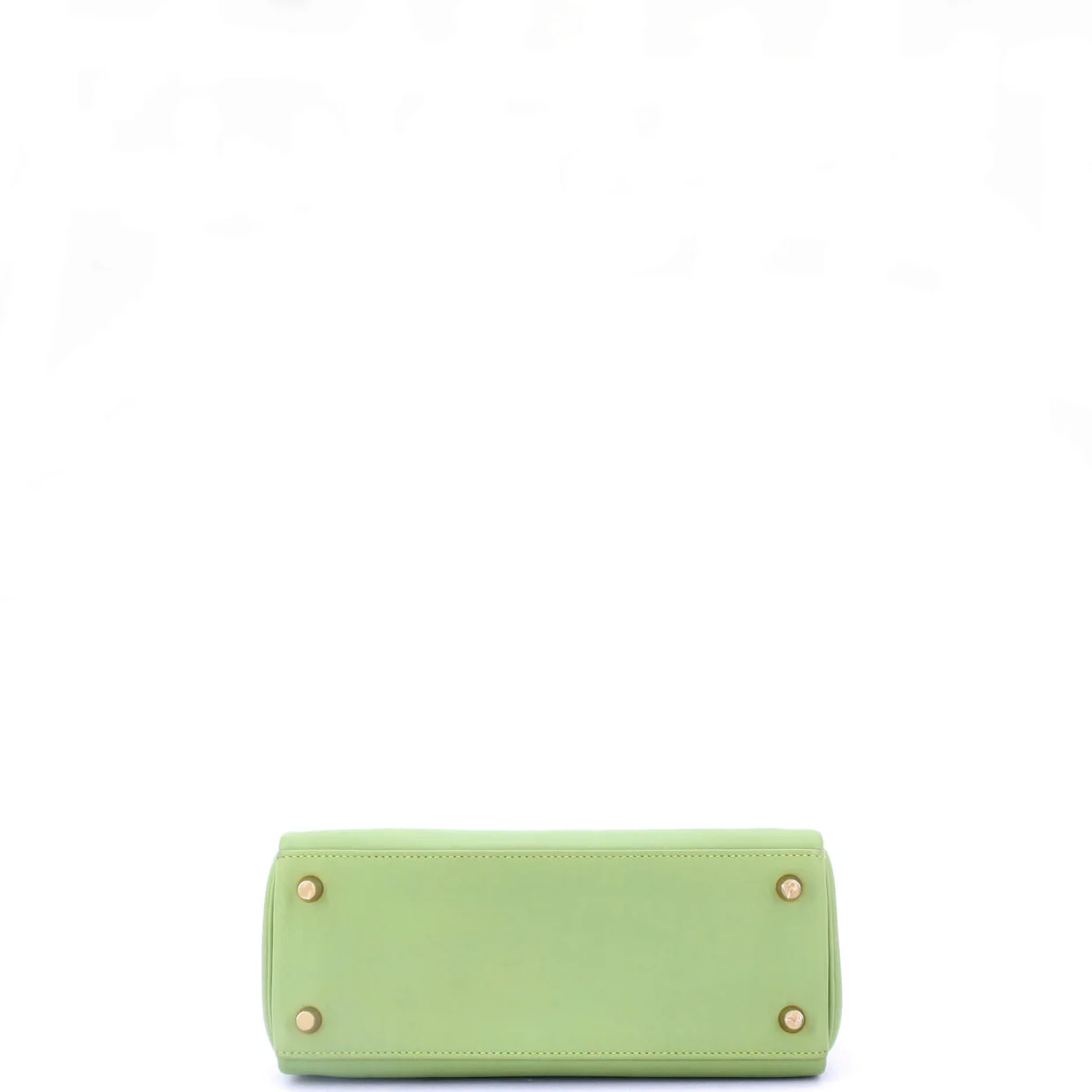 Kelly Handbag Vert Criquet Swift with Gold Hardware 25 - Deep Luxury