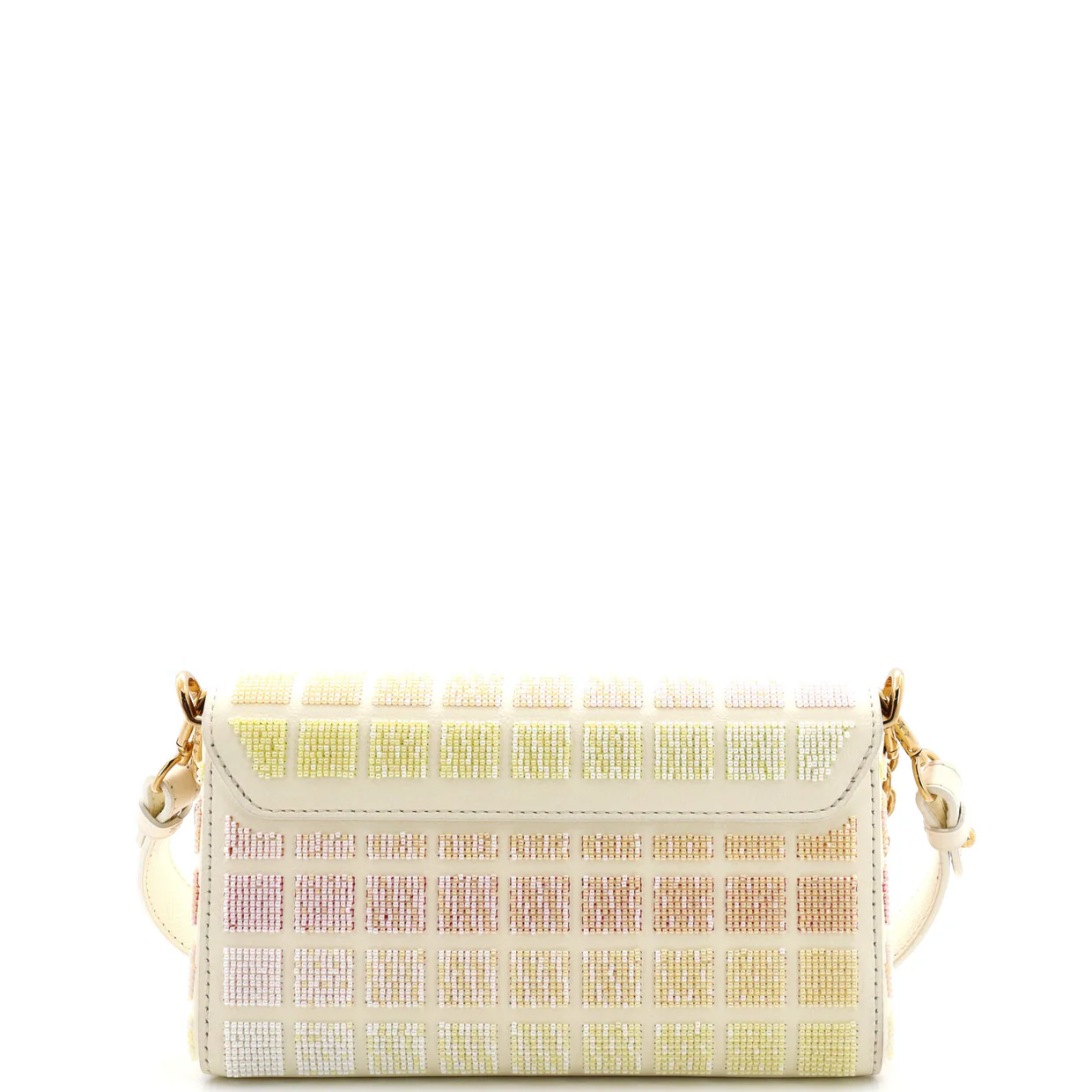 Twist West Handbag Beaded Damier - Deep Luxury