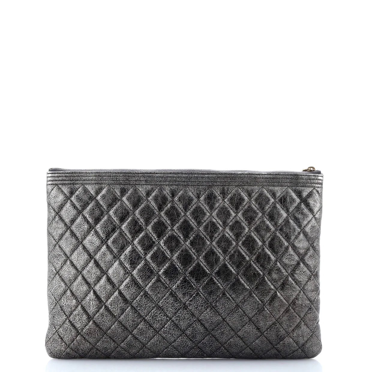 Boy O Case Clutch Quilted Calfskin Large - Deep Luxury