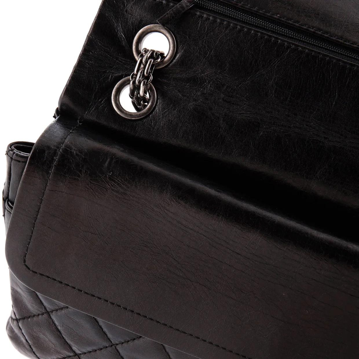 Reissue 2.55 Flap Bag Quilted Aged Calfskin 226 - Deep Luxury