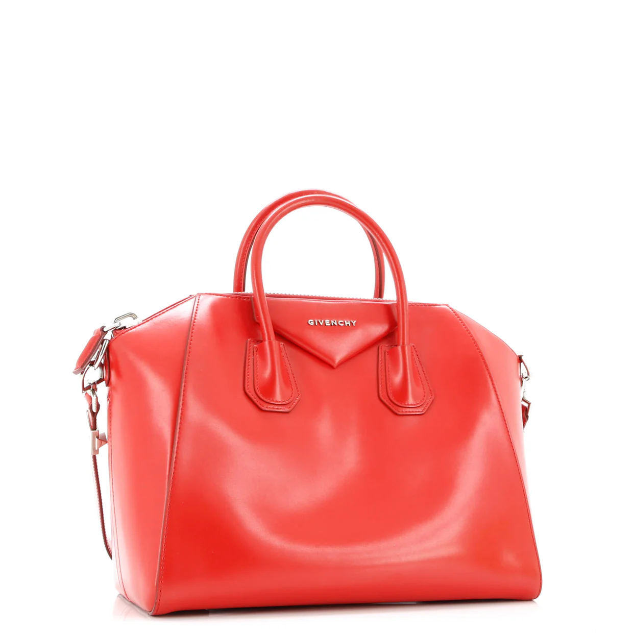 Antigona Bag Glazed Leather Medium - Deep Luxury