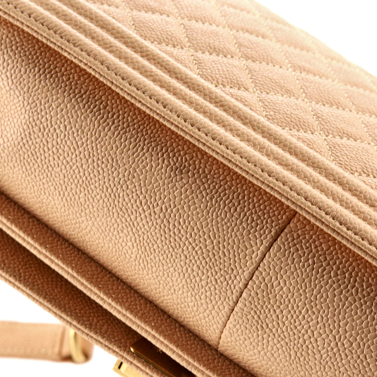 Boy Flap Bag Quilted Caviar New Medium - Deep Luxury