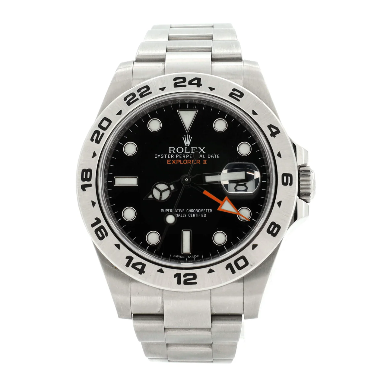 Oyster Perpetual Explorer II Automatic Watch Stainless Steel 42 - Deep Luxury
