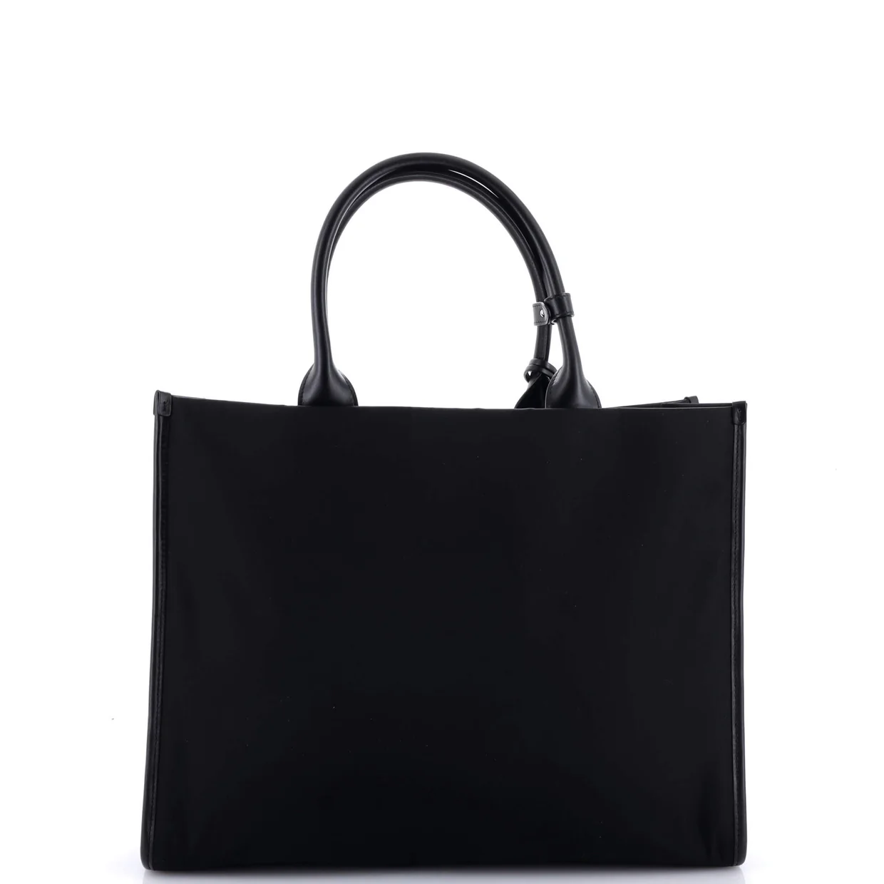 Padded Open Shopper Tote Tessuto and Leather Medium - Deep Luxury