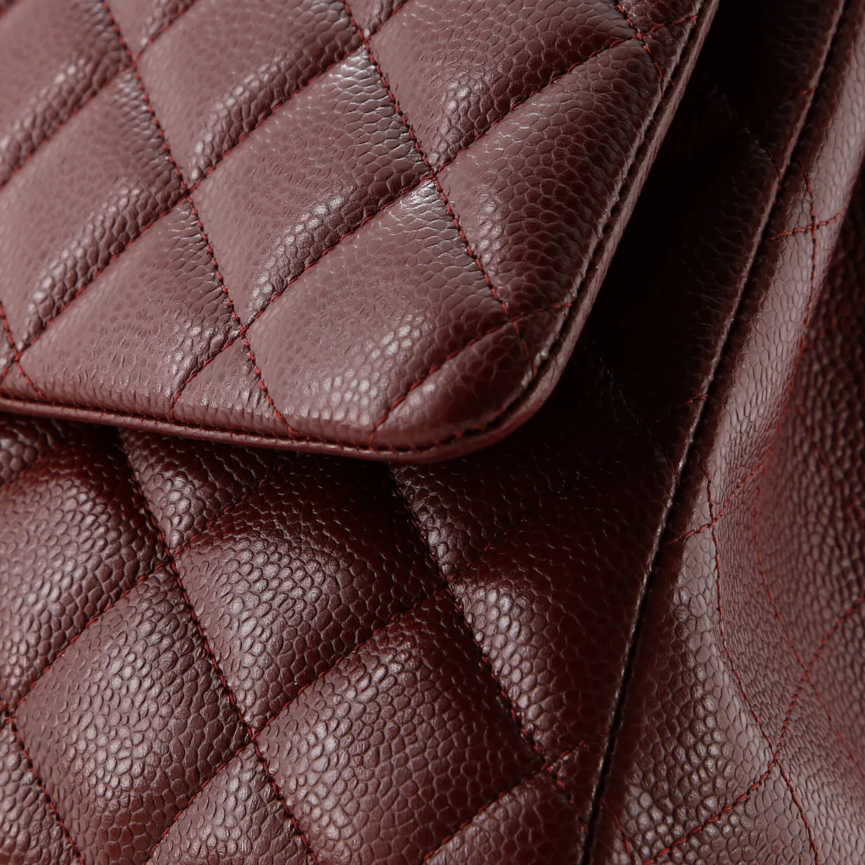 Classic Double Flap Bag Quilted Caviar Maxi - Deep Luxury