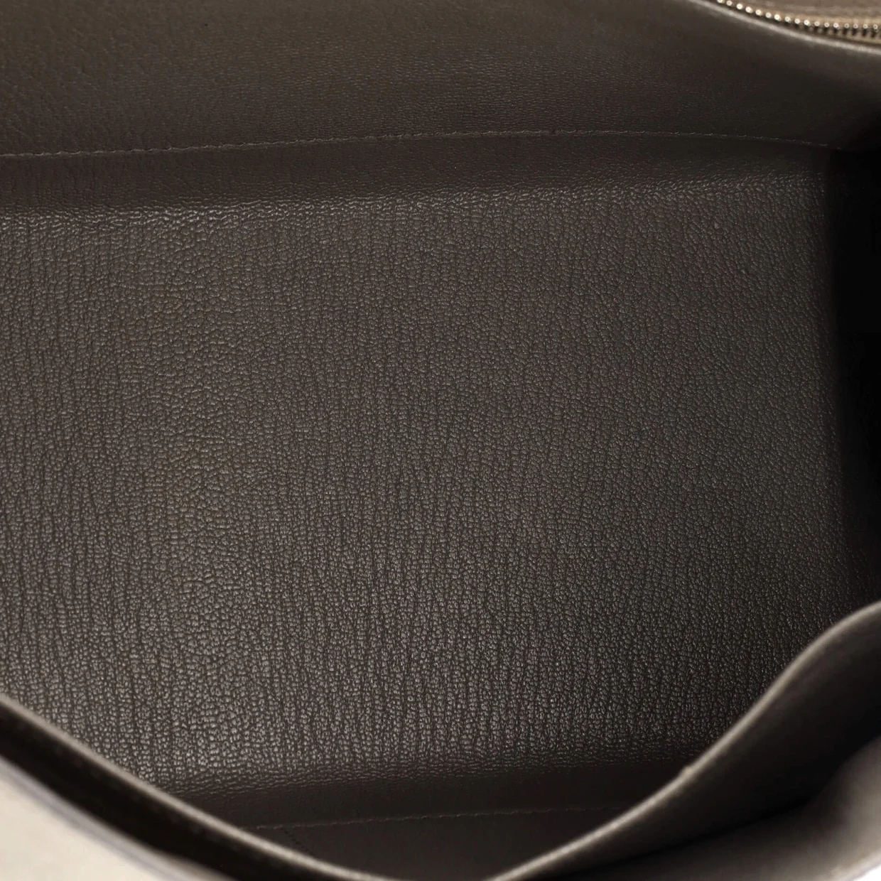 Kelly Handbag Grey Epsom with Palladium Hardware 28 - Deep Luxury