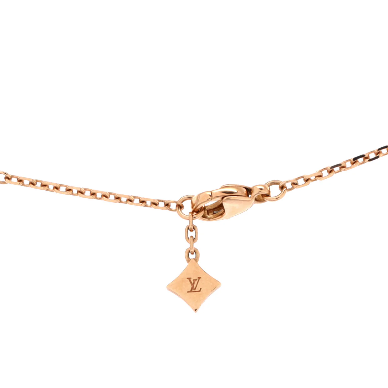 Idylle Blossom Star Pendant Necklace 18K Rose Gold with Diamonds - Deep Luxury