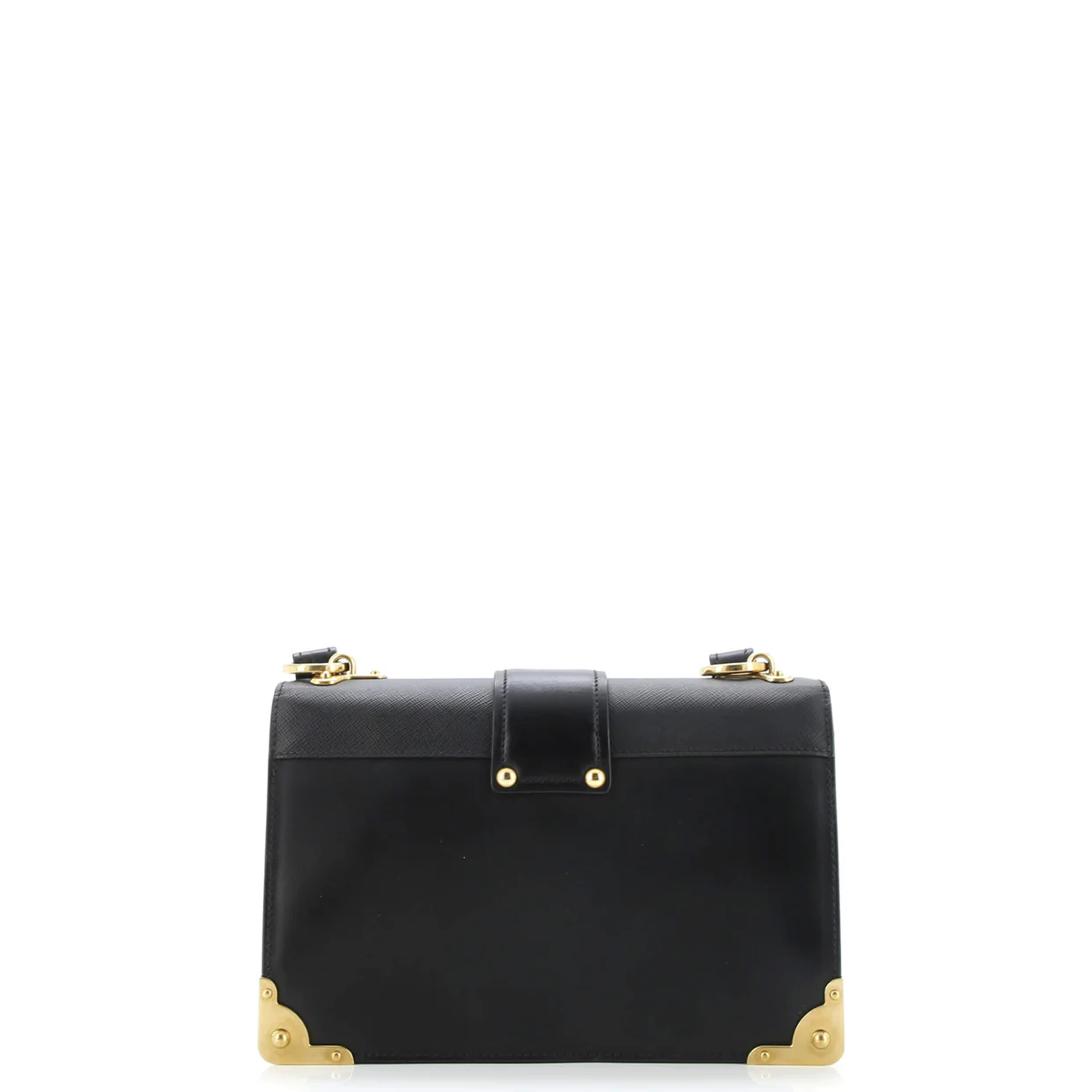 Cahier Crossbody Bag Leather and Saffiano Leather Large - Deep Luxury