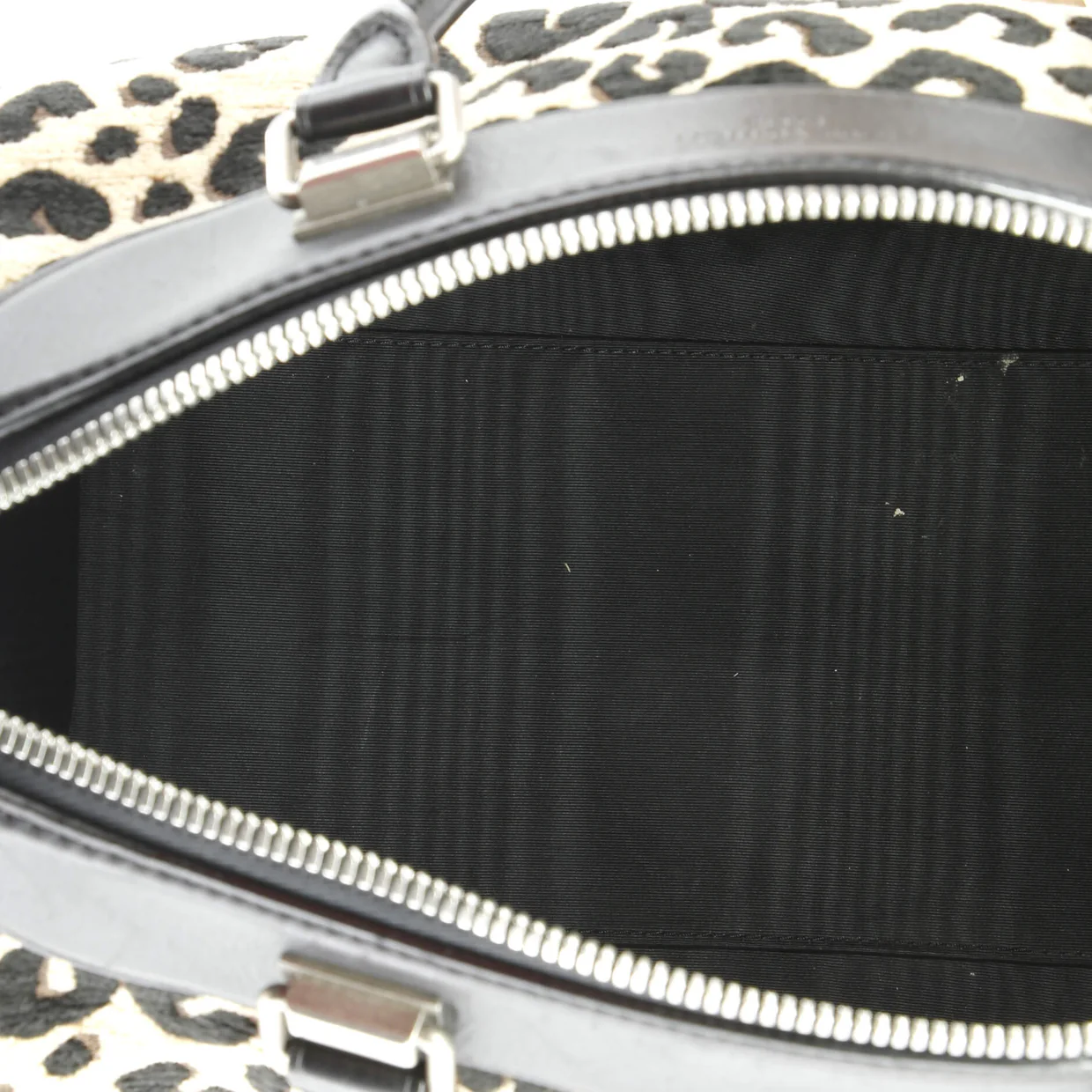 Speedy Handbag Limited Edition Stephen Sprouse Leopard Chenille - Deep Luxury