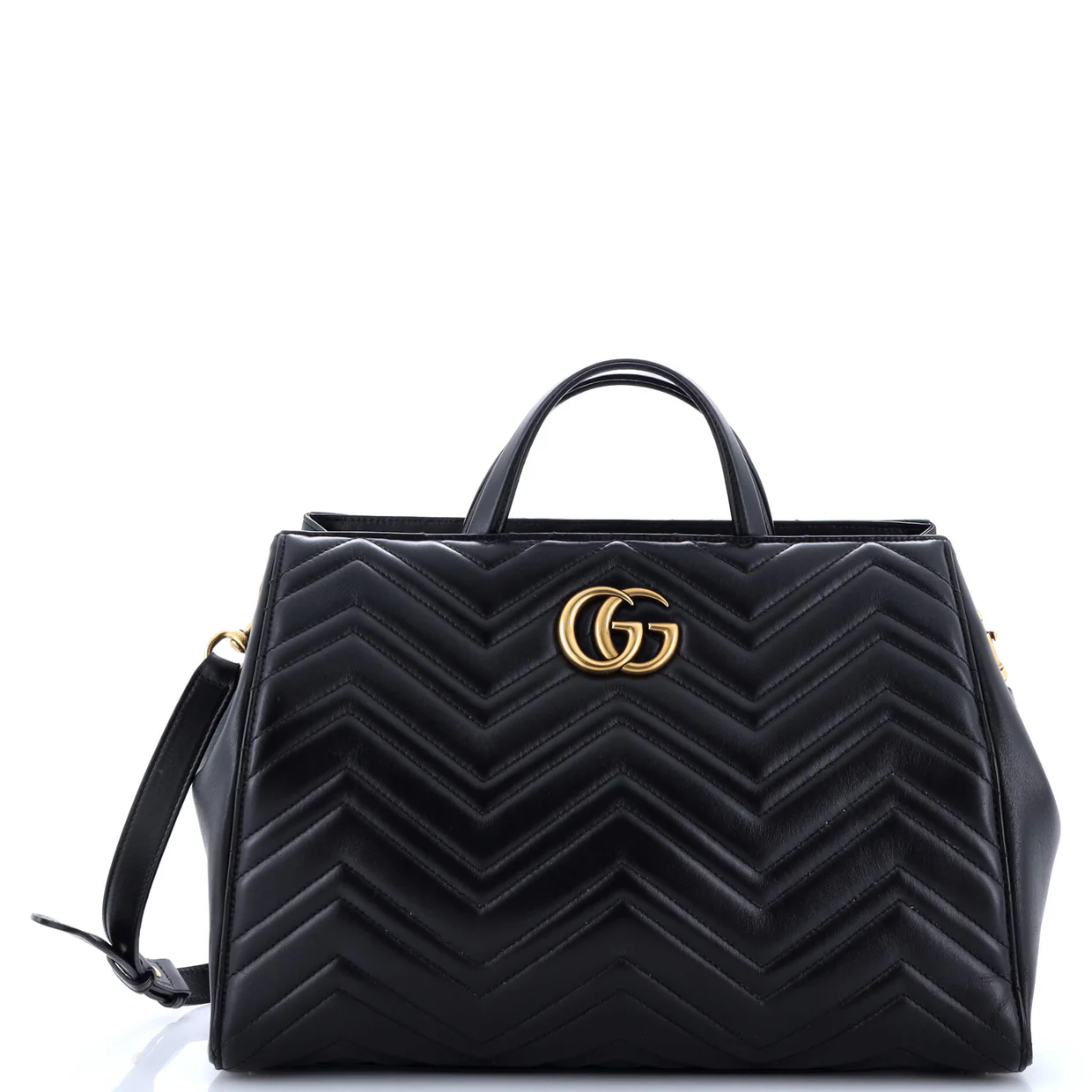 GG Marmont Tote Matelasse Leather Medium - Deep Luxury