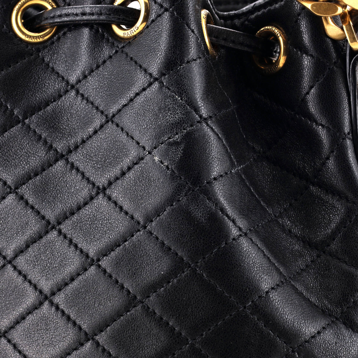 Emmanuelle Bucket Bag Quilted Leather Small - Deep Luxury