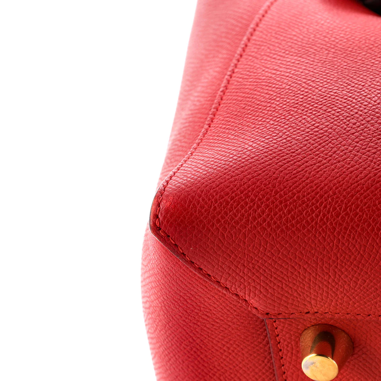 Belt Bag Textured Leather Mini - Deep Luxury