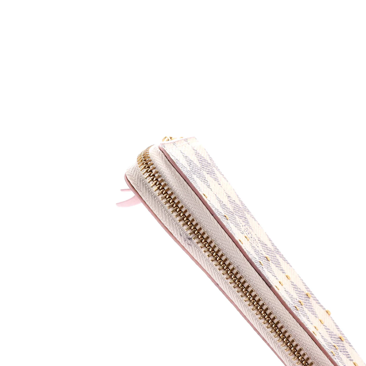 Clemence Wallet Studded Damier - Deep Luxury