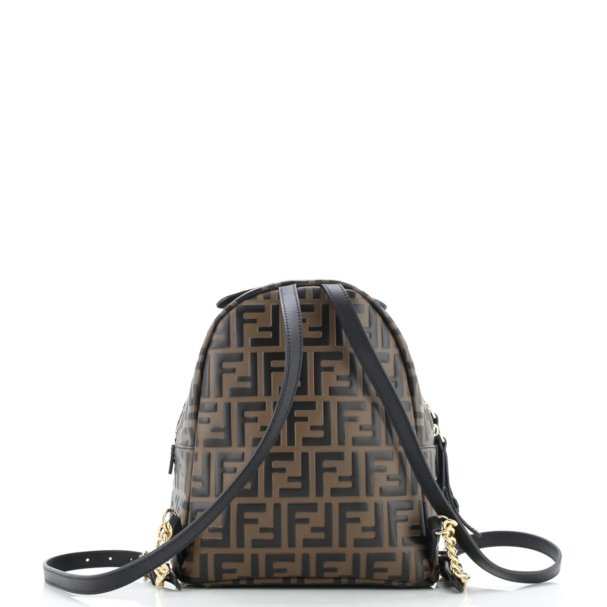 By The Way Backpack Zucca Embossed Leather Mini - Deep Luxury