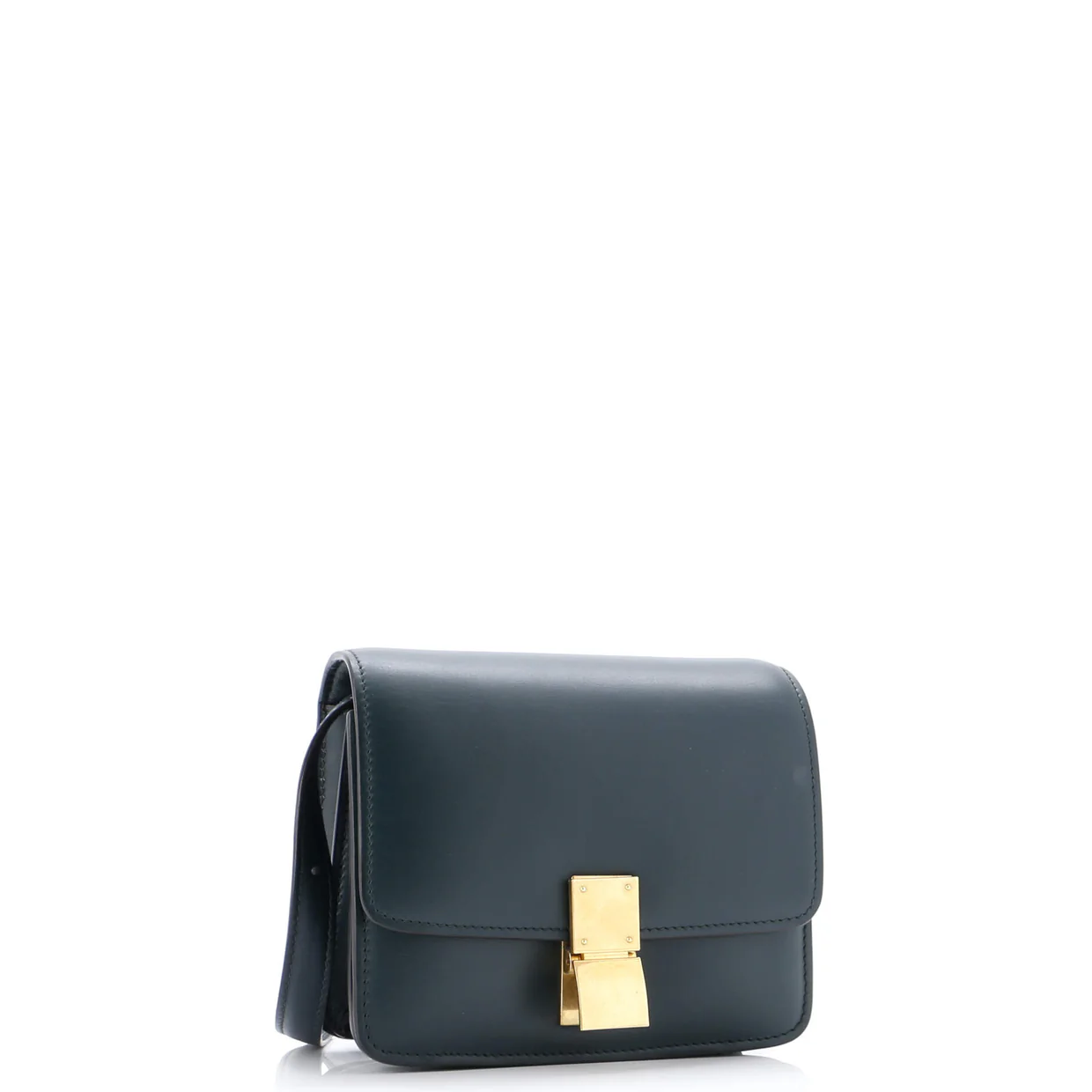 Classic Box Bag Smooth Leather Teen - Deep Luxury