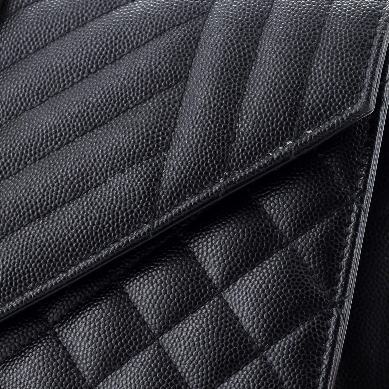 Classic Monogram Envelope Satchel Mixed Matelasse Leather Medium - Deep Luxury