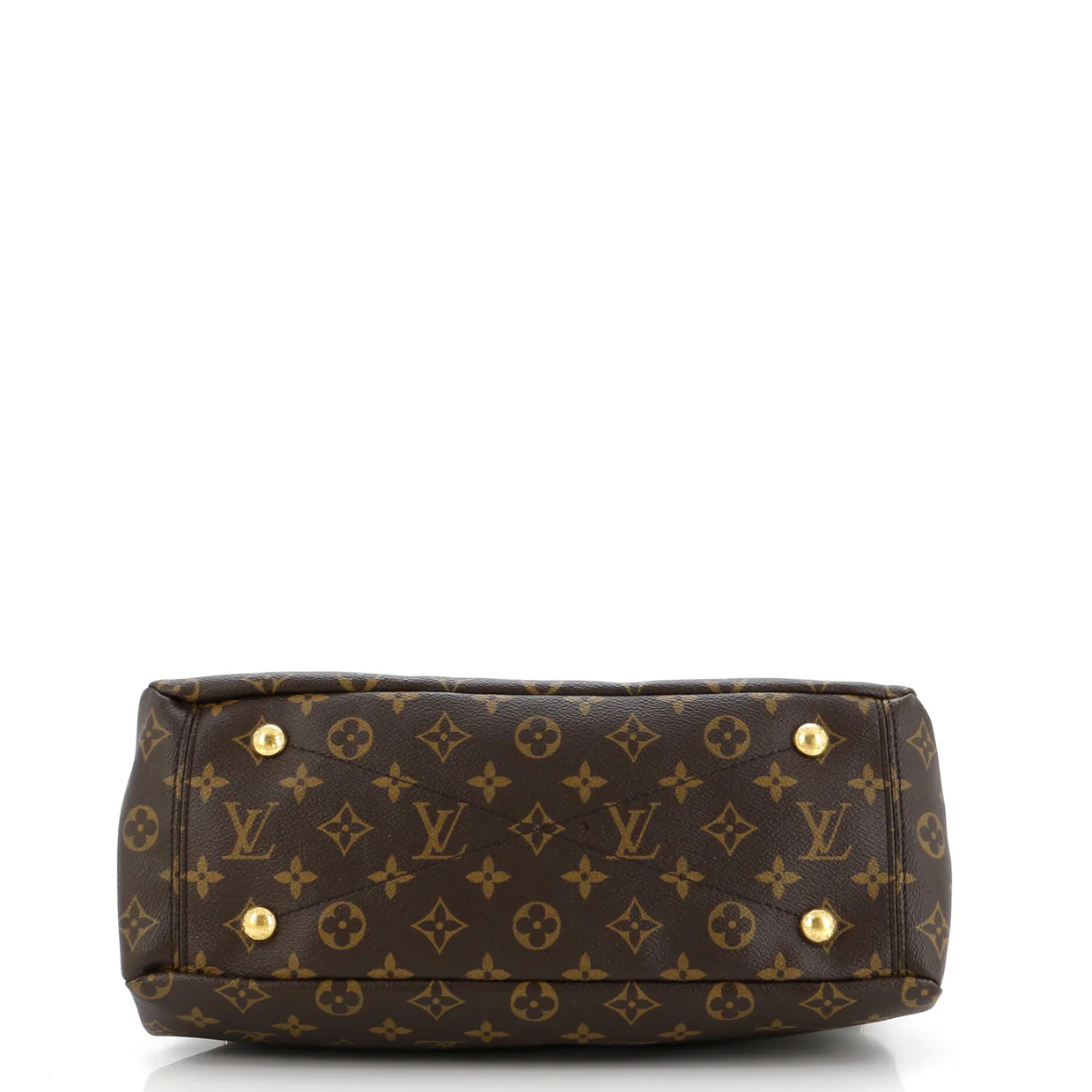 Pallas Tote Monogram Canvas with Leather - Deep Luxury