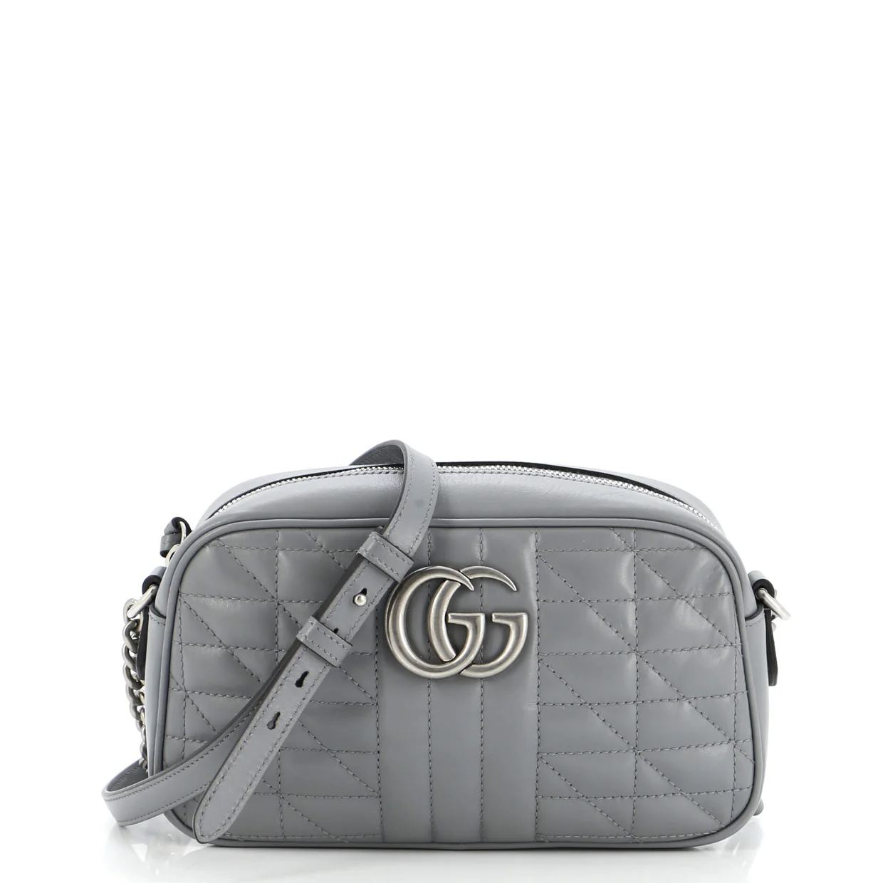 GG Marmont Shoulder Bag Mixed Matelasse Leather Small - Deep Luxury