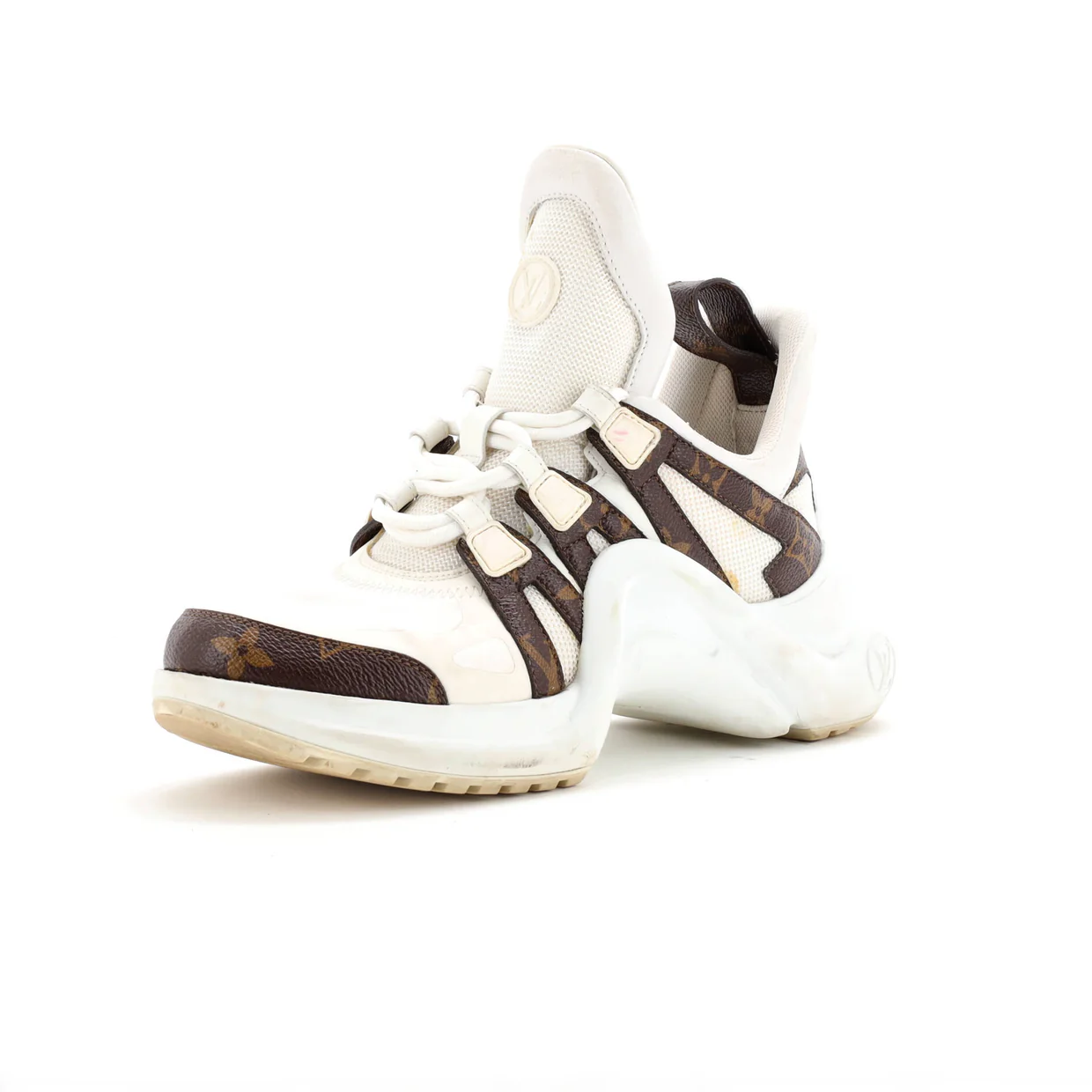Women's LV Archlight Sneakers Mesh and Monogram Coated Canvas - Deep Luxury