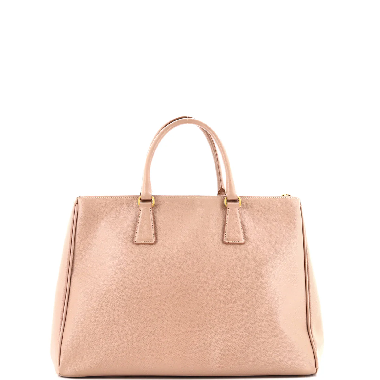 Double Zip Lux Tote Saffiano Leather Large - Deep Luxury