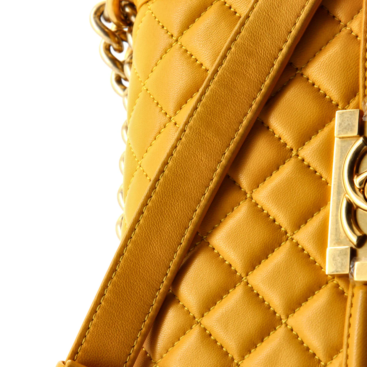 Boy Flap Bag Quilted Lambskin Small - Deep Luxury