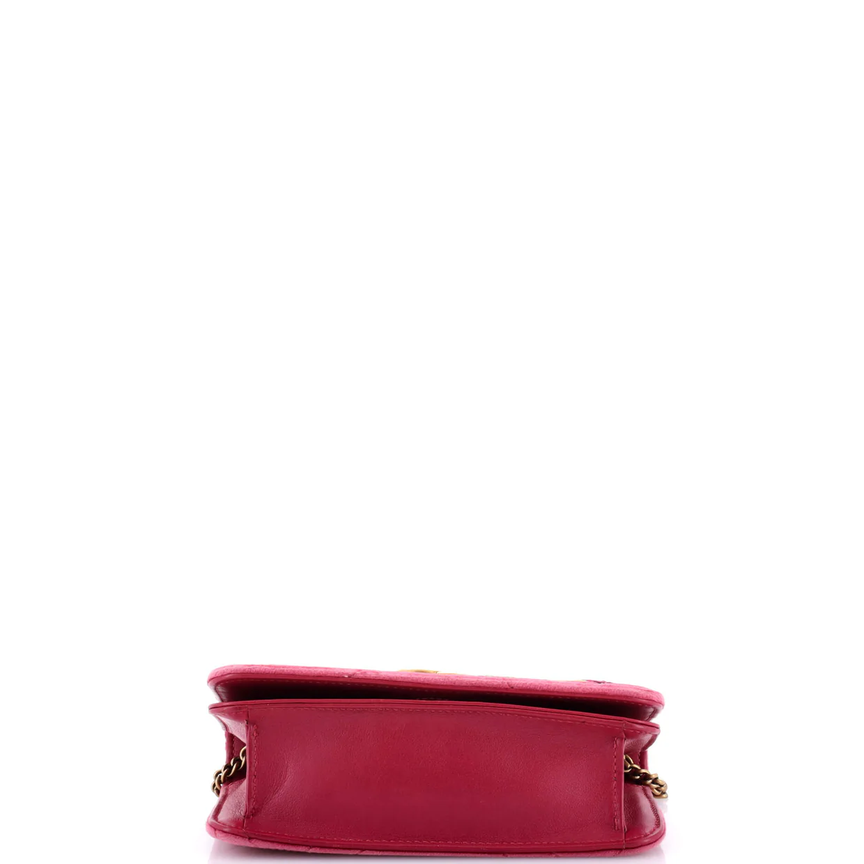 GG Marmont Chain Flap Bag Embroidered Matelasse Velvet Mini - Deep Luxury