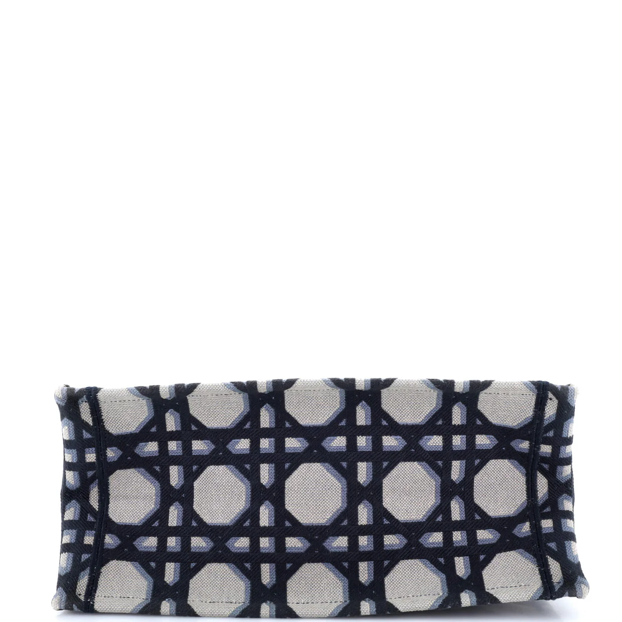 Book Tote Macrocannage Canvas Medium - Deep Luxury