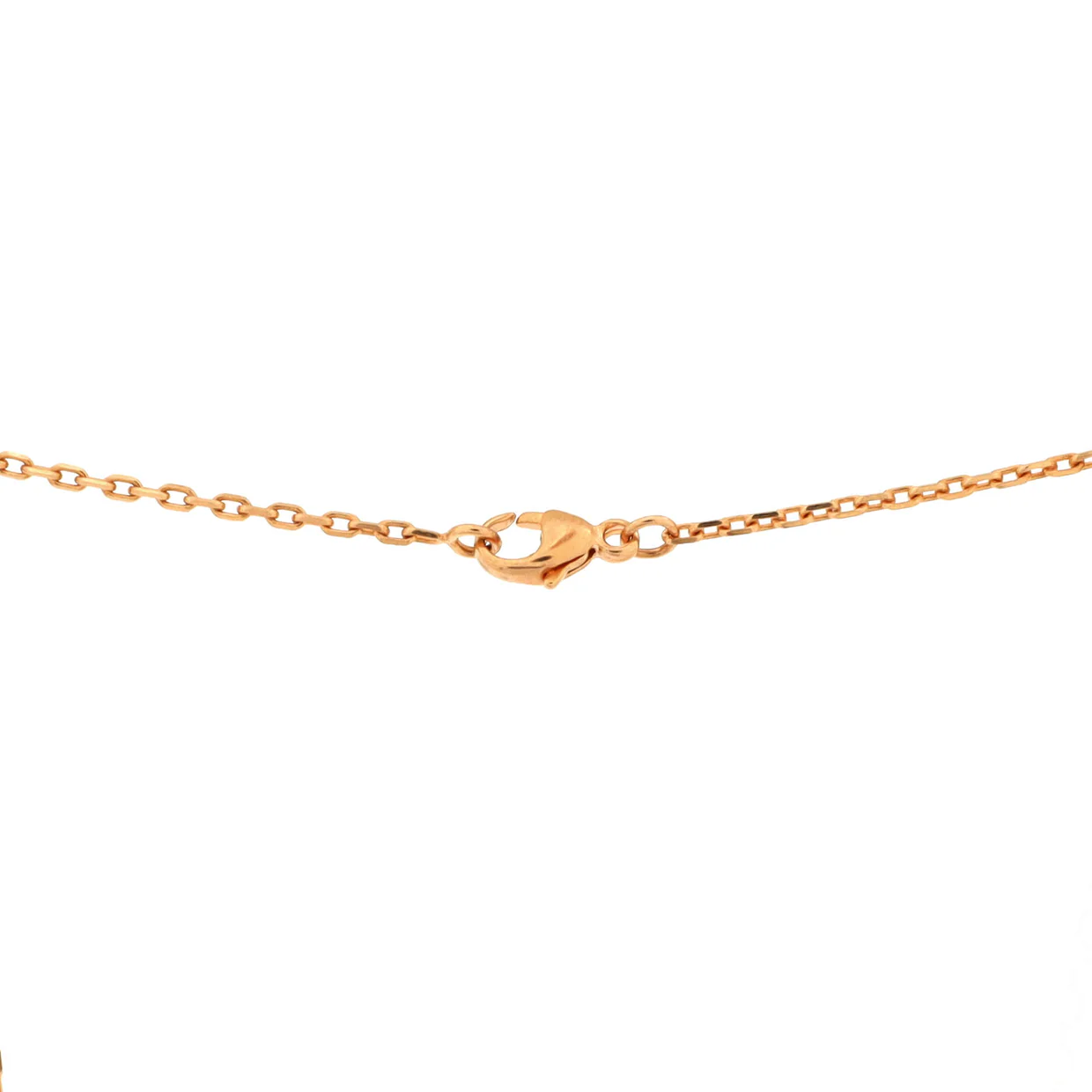 Pop H Pendant Chain Necklace Metal and Enamel Mini - Deep Luxury